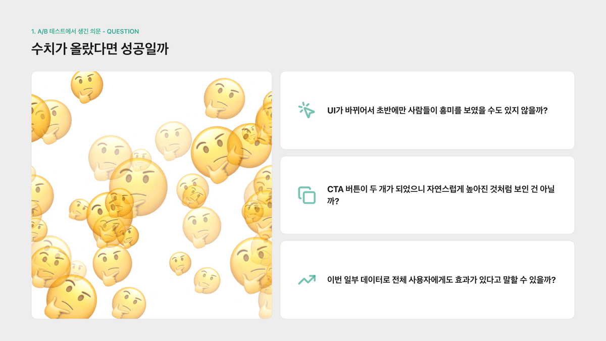 A/B 테스트를 비교에서 검증으로 바꾸기